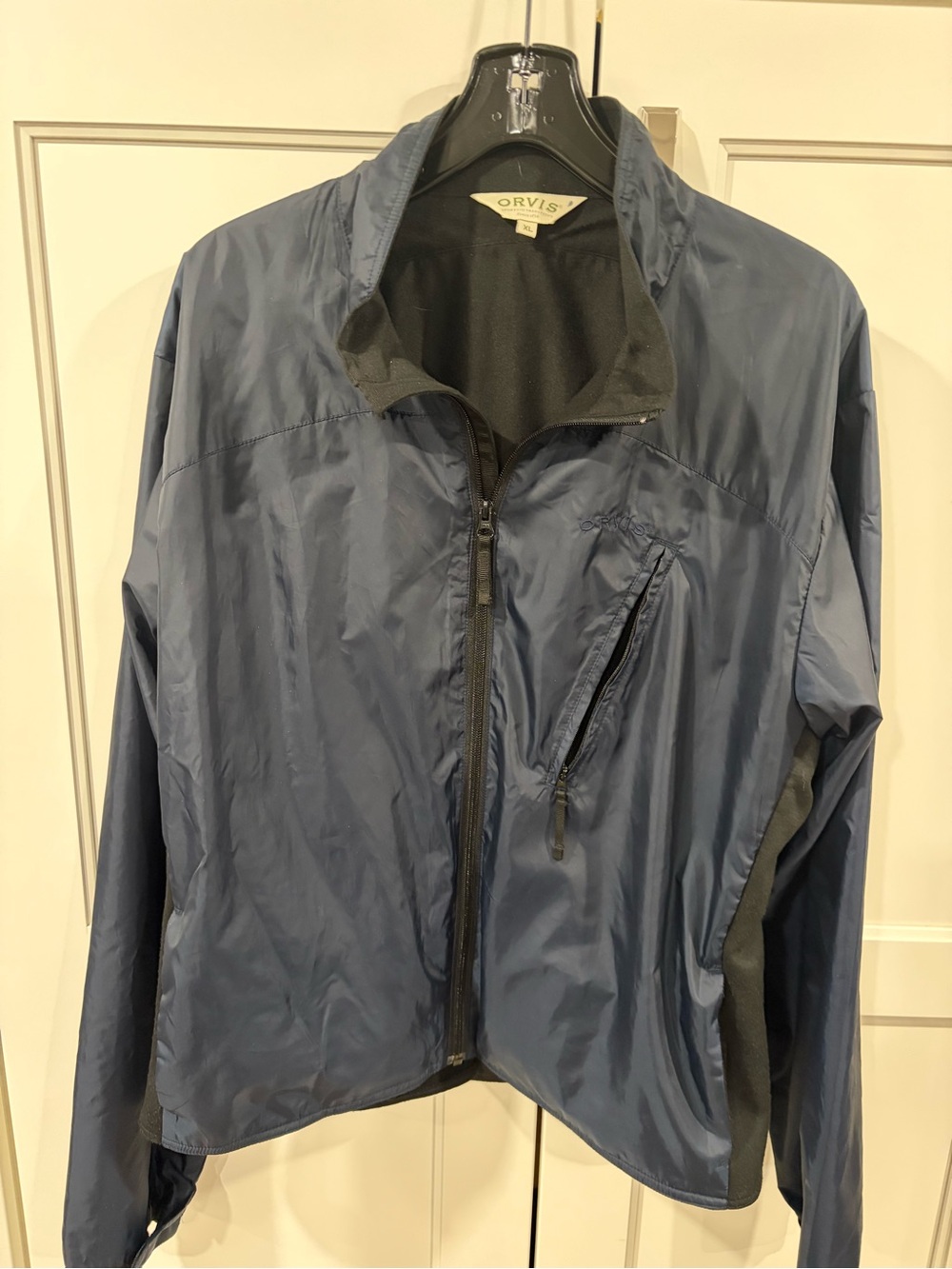 Orvis Navy Blue Lightweight Packable Jacket Men’s